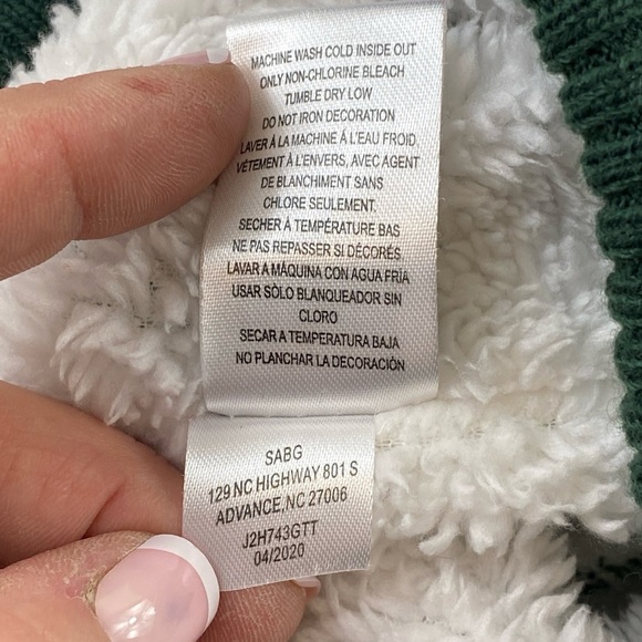 John Deere Tractor Green / White Toddler Winter‎ Beanie Hat Cap Sherpa Liner OS - Picture 7 of 10